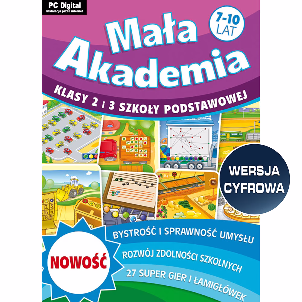 Mała Akademia - Klasy 2 i 3 Szkoły Podstawowej - WERSJA CYFROWA