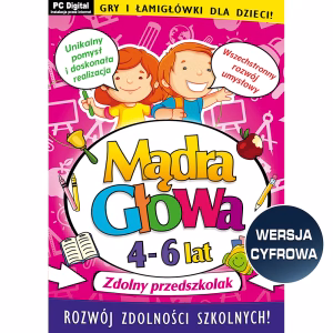 Mądra Głowa 4-6 lat 'Zdolny przedszkolak' - WERSJA CYFROWA