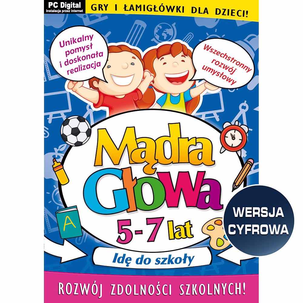 Mądra Głowa 5-7 lat 'Idę do szkoły' - WERSJA CYFROWA