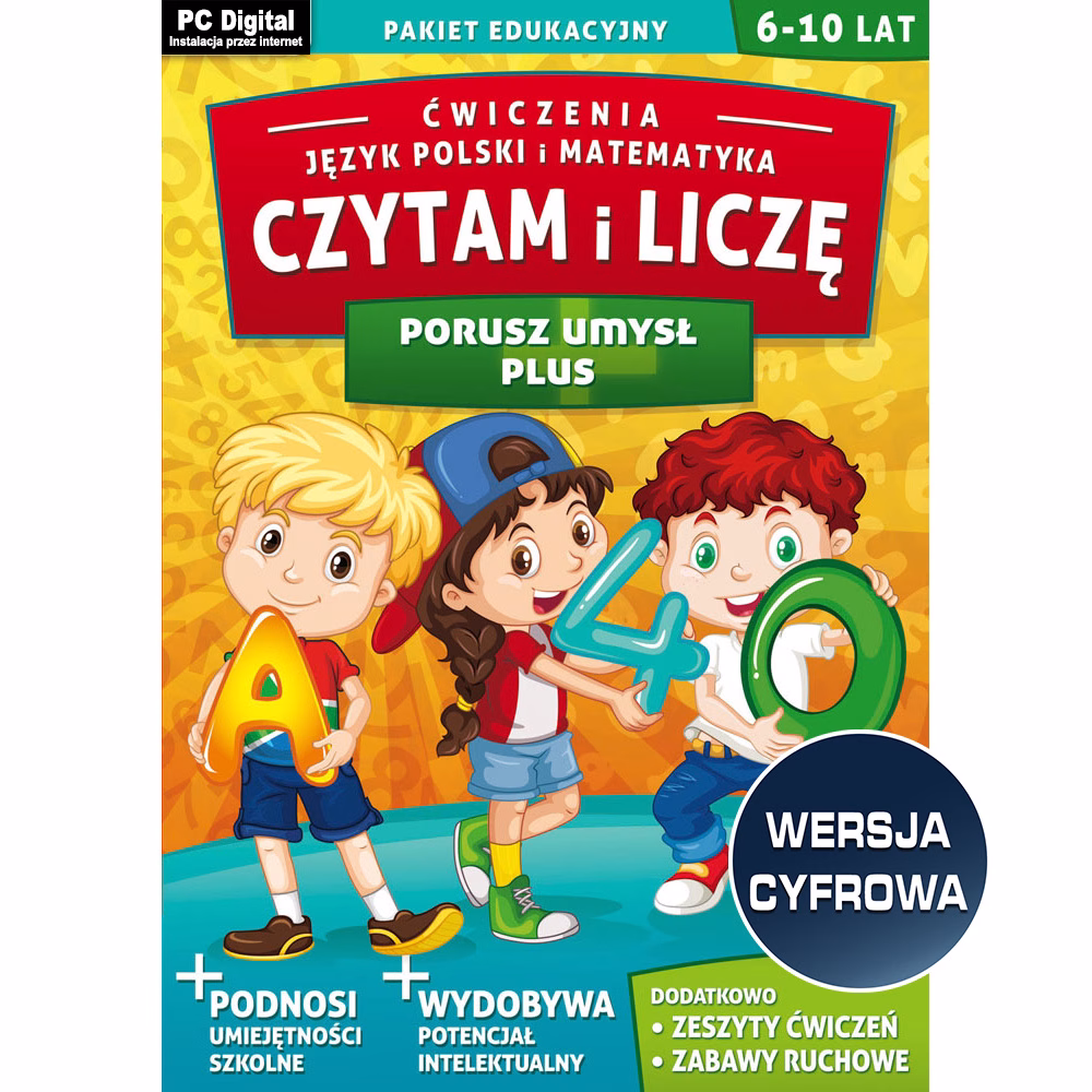 Czytam i Liczę – Porusz Umysł Plus - WERSJA CYFROWA